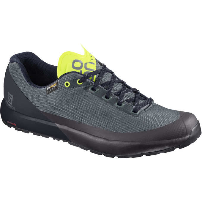 Salomon ACRO Zapatillas De Running Mujer - Gris / Negras - Colombia (14537-UZBX)